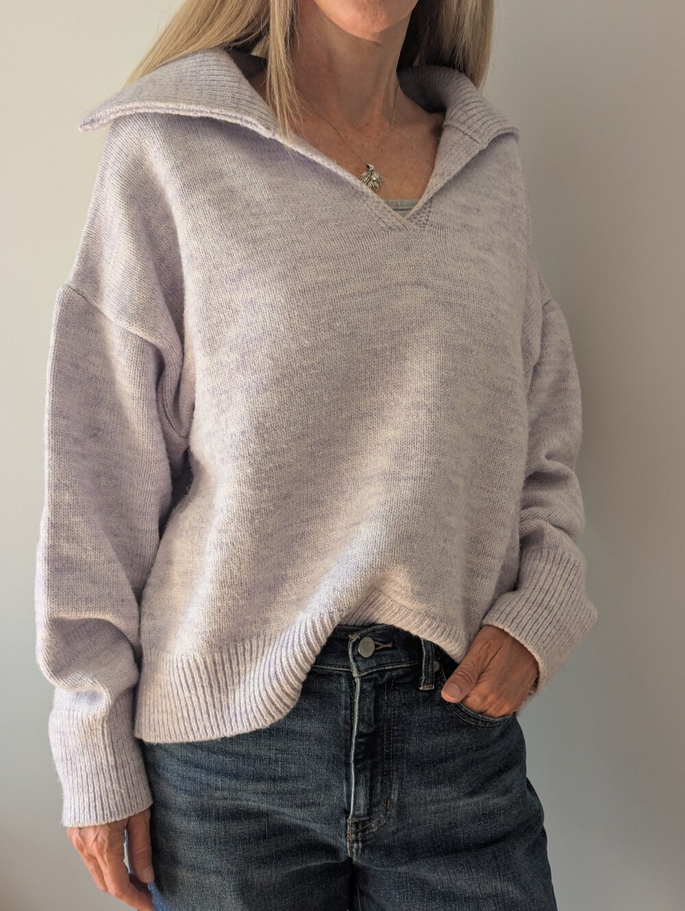 Topshop Collar Sweater
